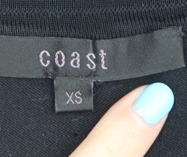 Womens UK Size XS Coast Black Pullover Jumper