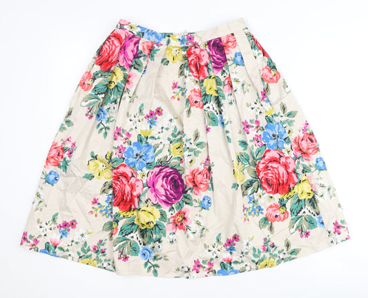 Cath Kidston Women’s Multicoloured Floral Skirt Size 8