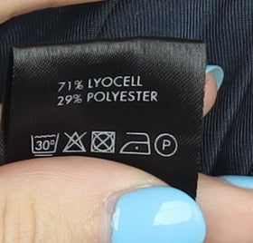 Oliver Bonas Women's Blue Paperbag Trousers Size 8