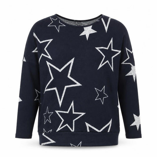 Womens UK Size 10 Izabel London Blue Pullover Jumper