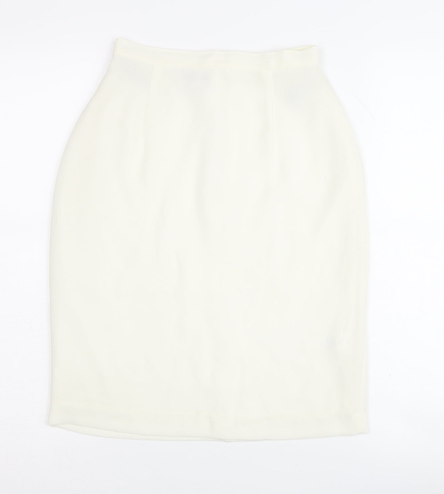 Anne Brooks Women's White Petite Pencil Skirt