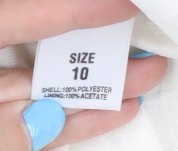 Anne Brooks Women's White Petite Pencil Skirt