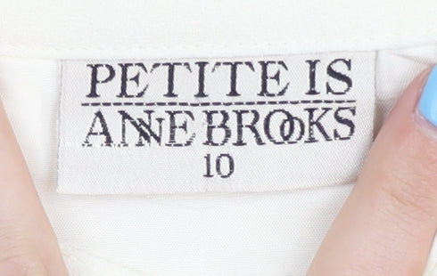 Anne Brooks Women's White Petite Pencil Skirt