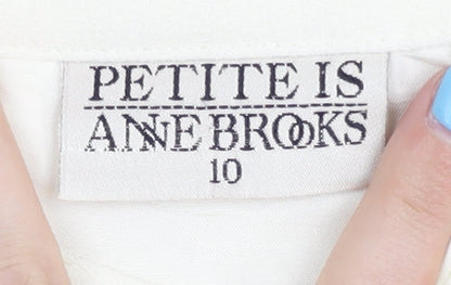 Anne Brooks Women's White Petite Pencil Skirt