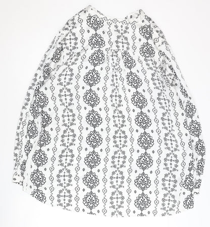 Womens UK Size 18 Marks and Spencer White  Blouse