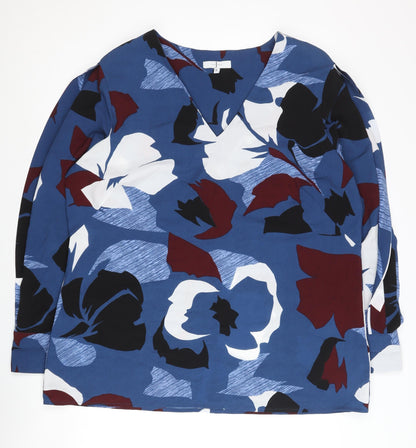 Jasper Conran Women's Multicoloured Floral Blouse Size 18