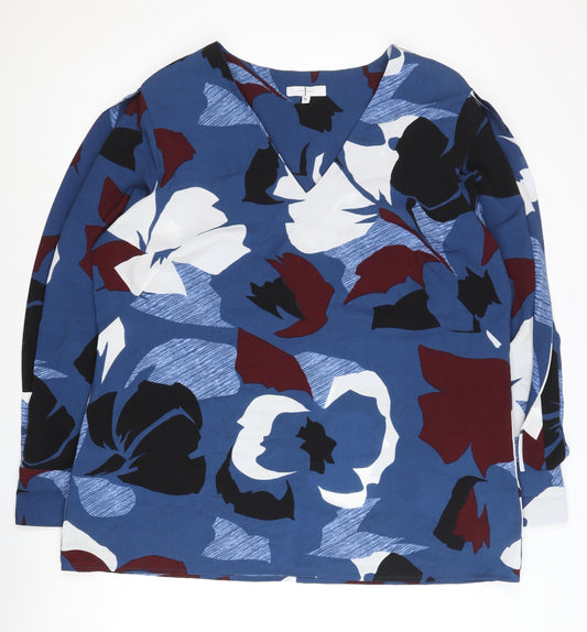 Jasper Conran Women's Multicoloured Floral Blouse Size 18