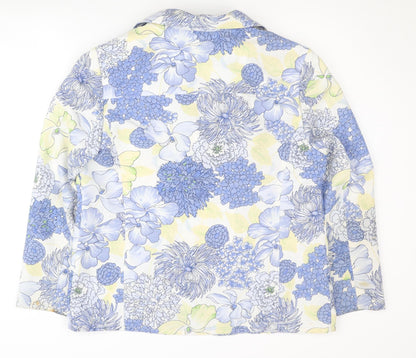 Oscar B Women's Multicoloured Floral Blazer Size 16
