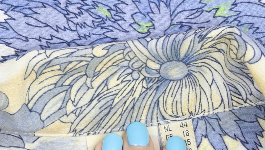 Oscar B Women's Multicoloured Floral Blazer Size 16