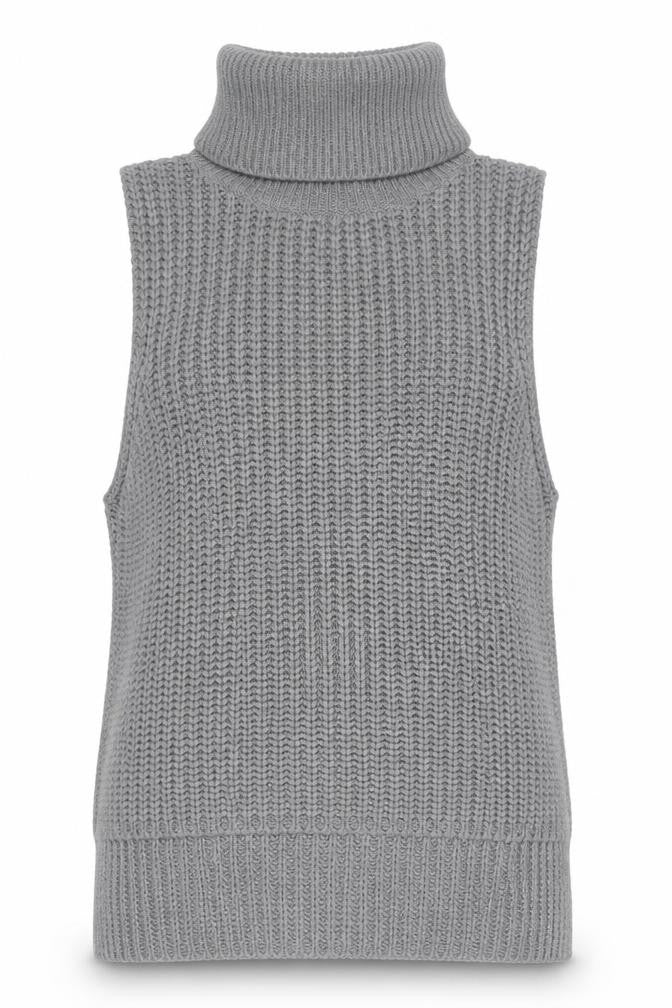 Womens UK Size XS Brave Soul Grey Vest Jumper