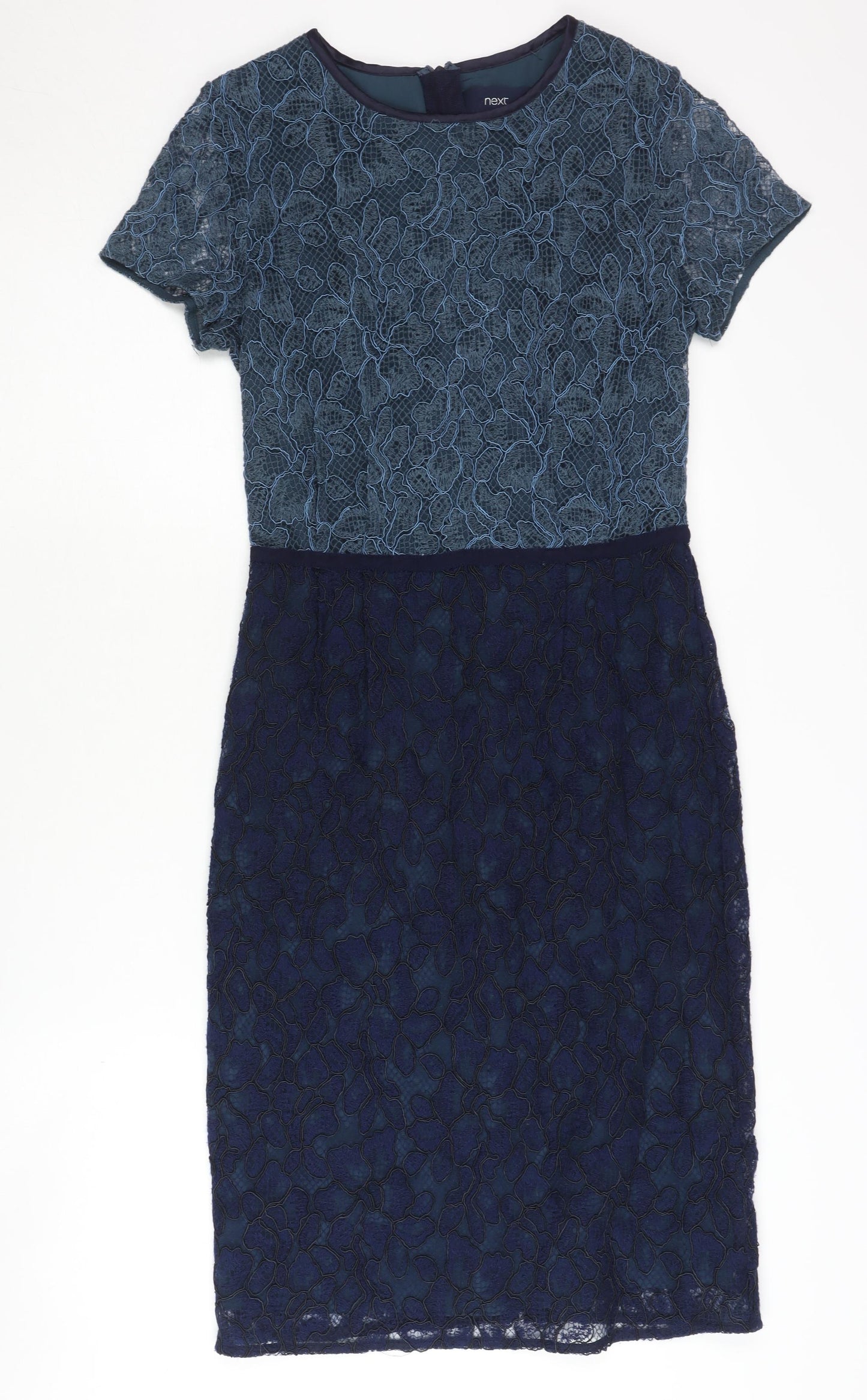 Next Women's Blue Floral Dress Size 10