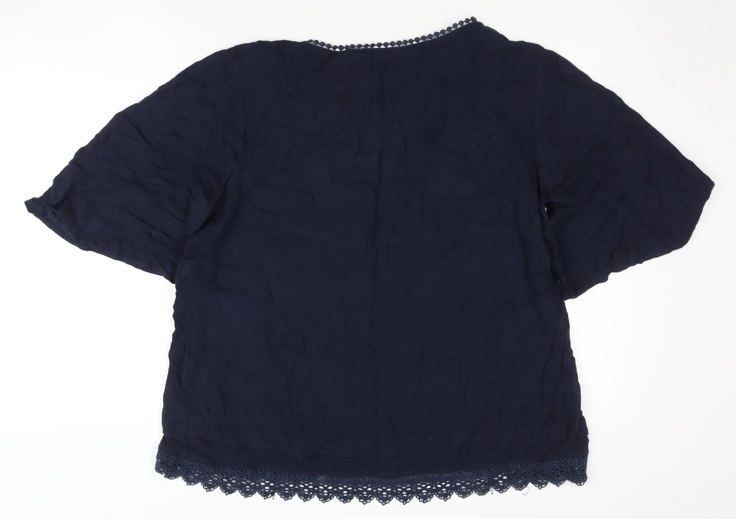 Womens UK Size M VERO MODA Blue  Blouse