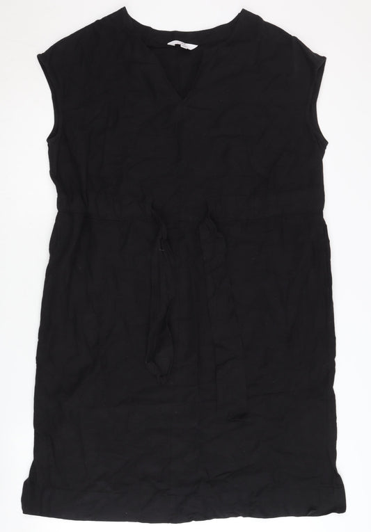Julipa Women's Black Sleeveless Dress, Size 14