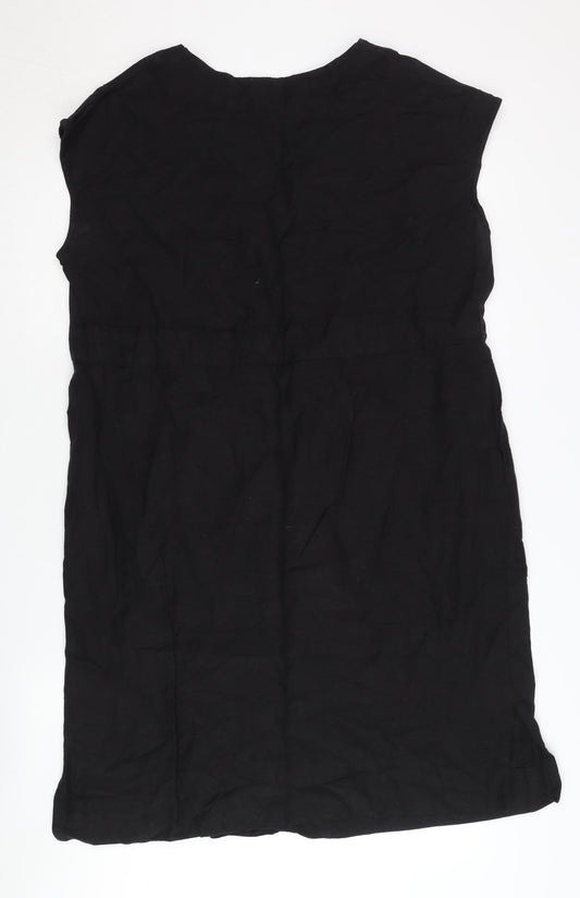 Julipa Women's Black Sleeveless Dress, Size 14