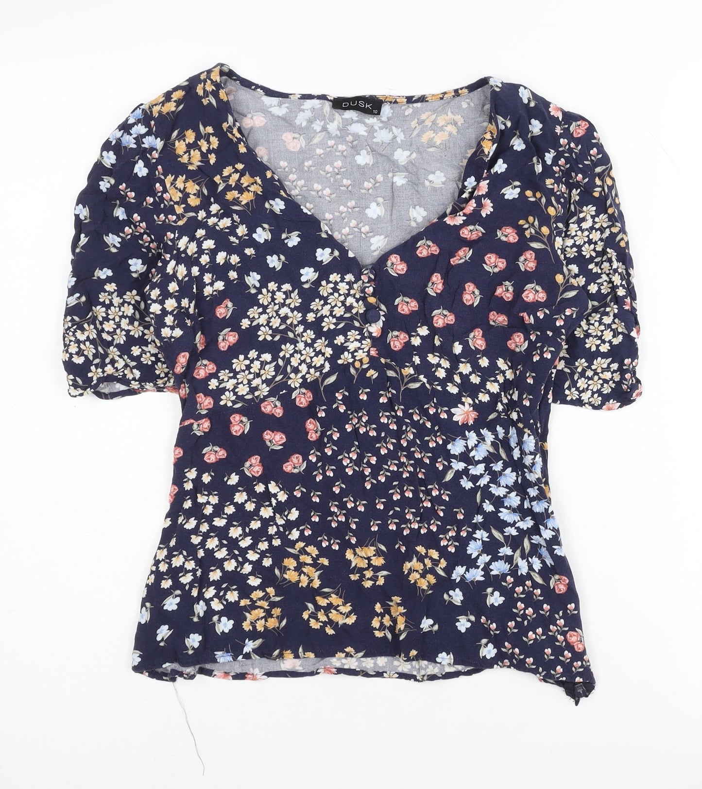 Womens UK Size 10 dusk Multicoloured  Blouse