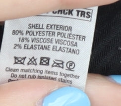 Topman Men's Grey Check Trousers, Size 32