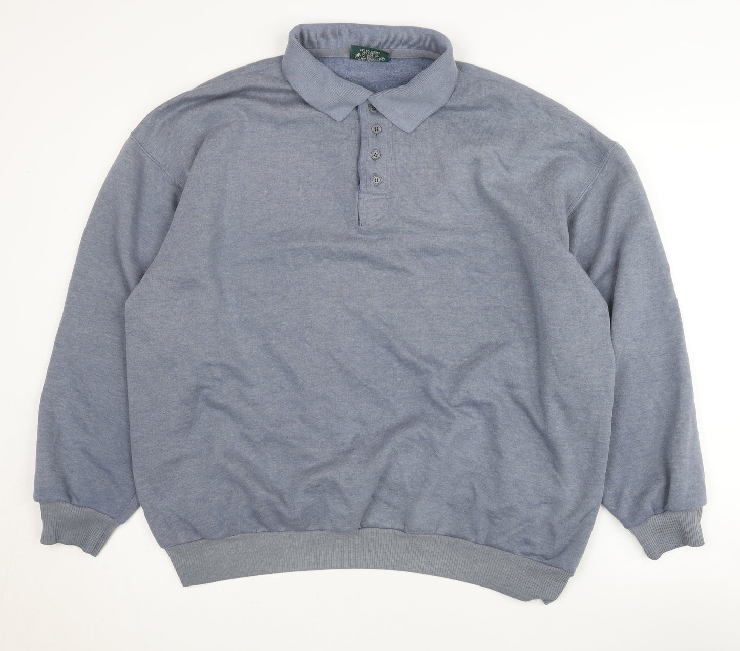 Modern Basics Men’s Grey Henley Sweatshirt L