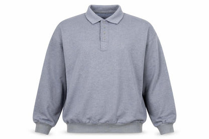 Modern Basics Men’s Grey Henley Sweatshirt L
