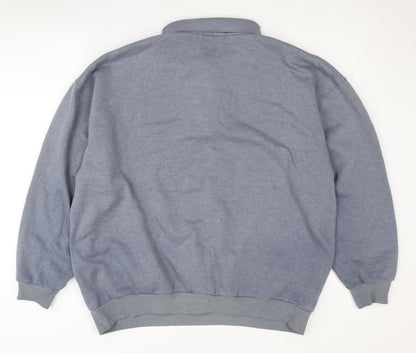 Modern Basics Men’s Grey Henley Sweatshirt L