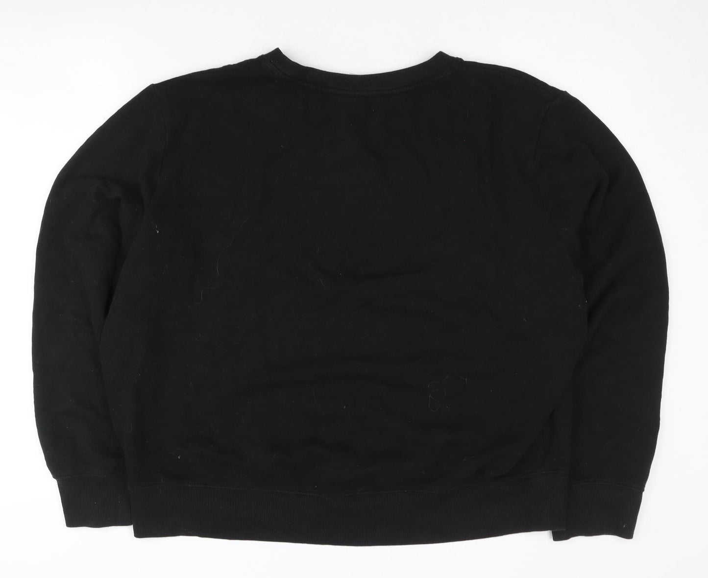 Womens UK Size XL Calvin Klein Black Pullover Sweatshirt