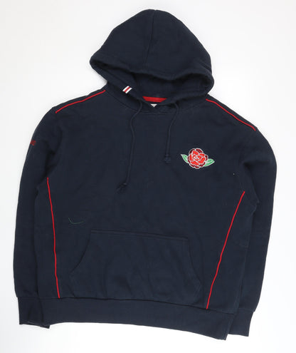 Mens UK Size XL England Blue Pullover Hoodie