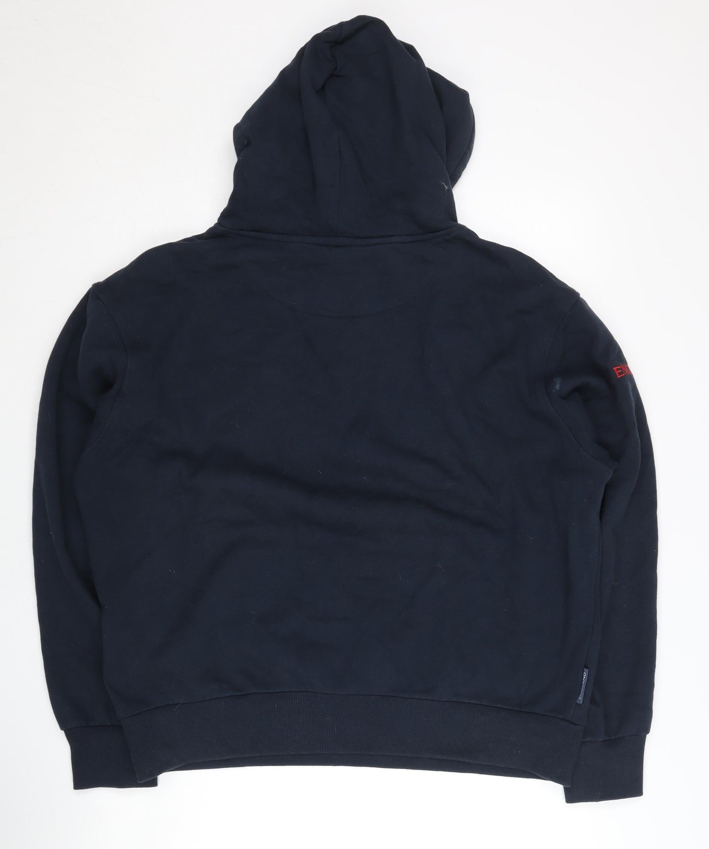 Mens UK Size XL England Blue Pullover Hoodie