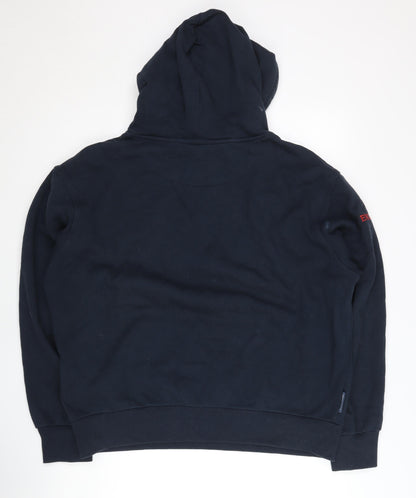 Mens UK Size XL England Blue Pullover Hoodie