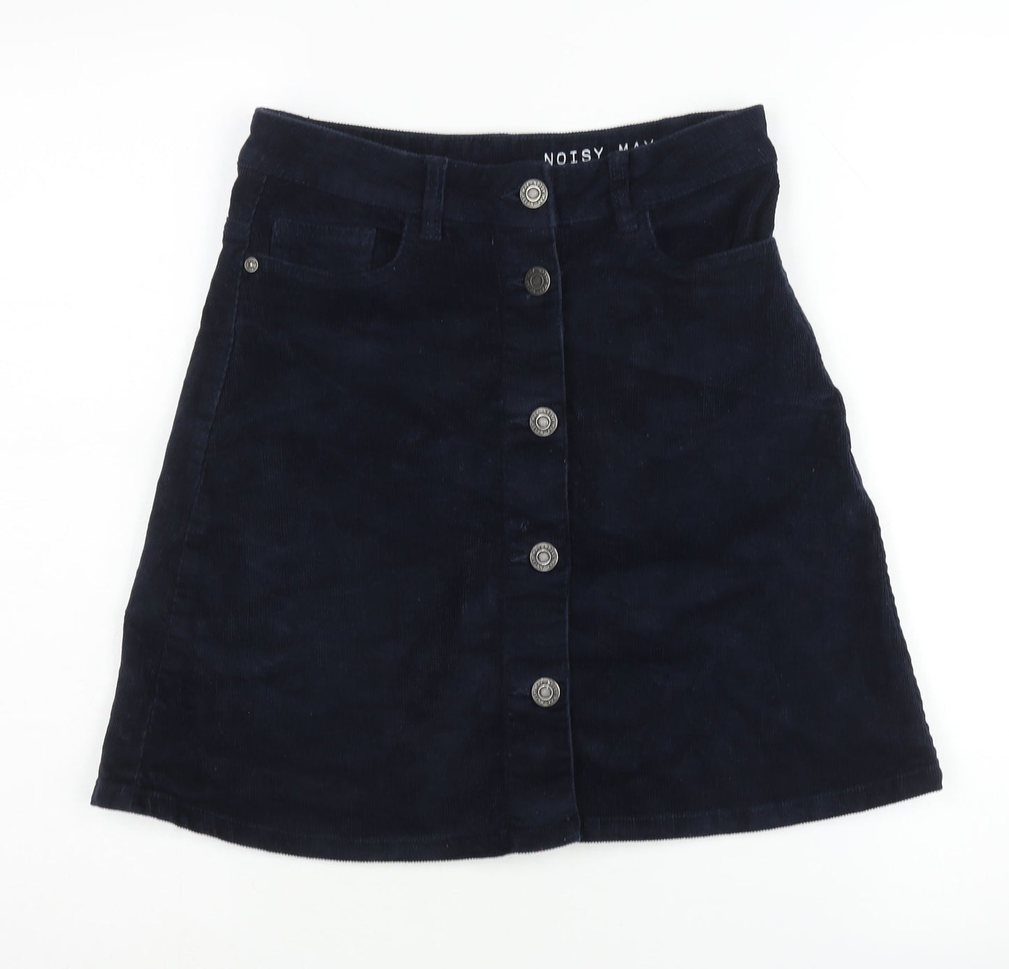 Noisy May Women's Blue Corduroy Skirt Size S