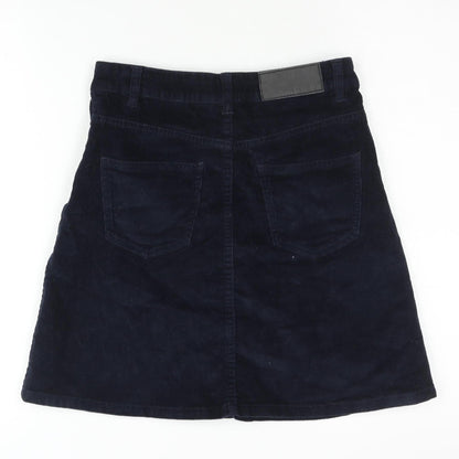 Noisy May Women's Blue Corduroy Skirt Size S