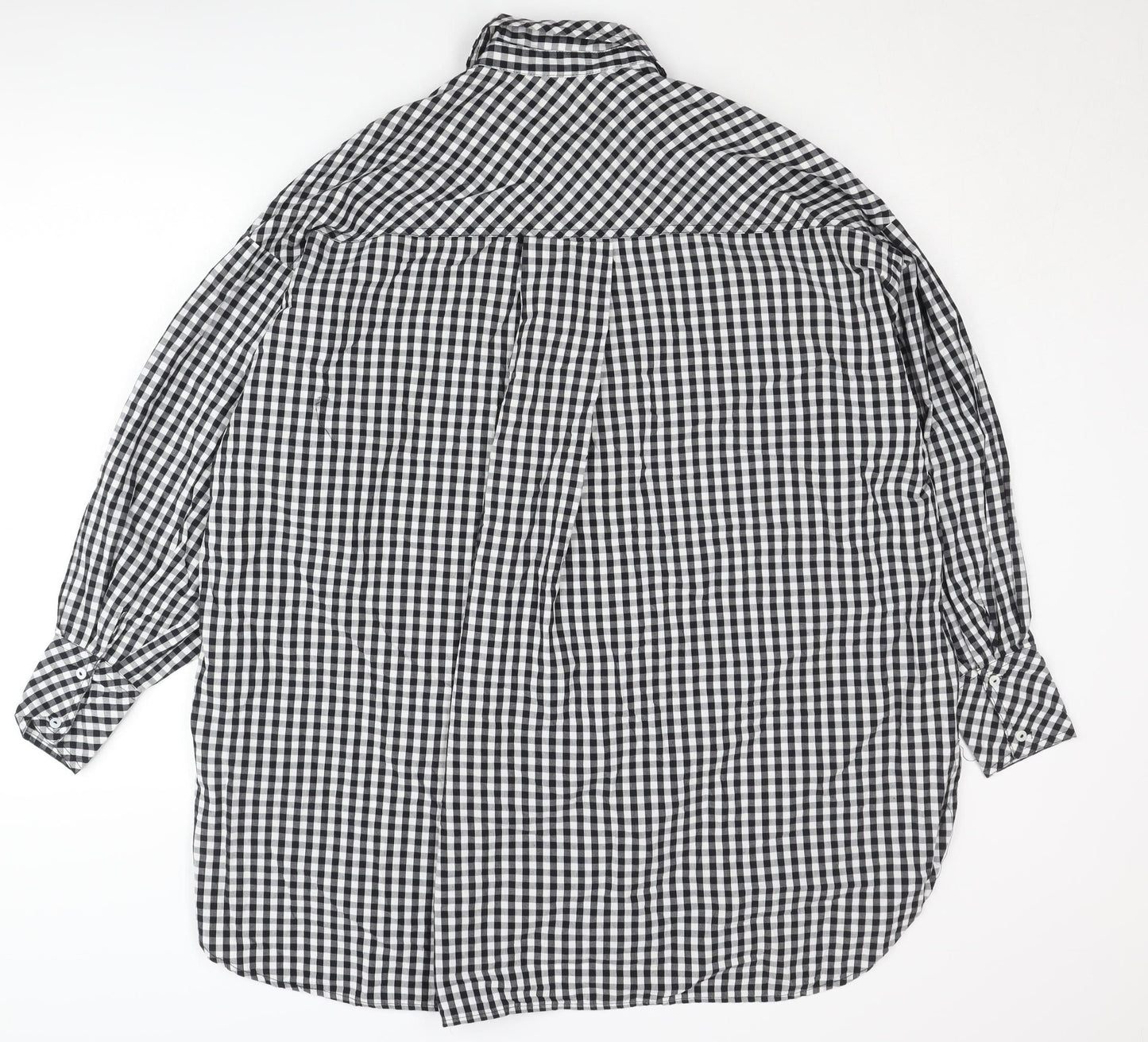 Womens UK Size S Stradivarius Black  Button-Up