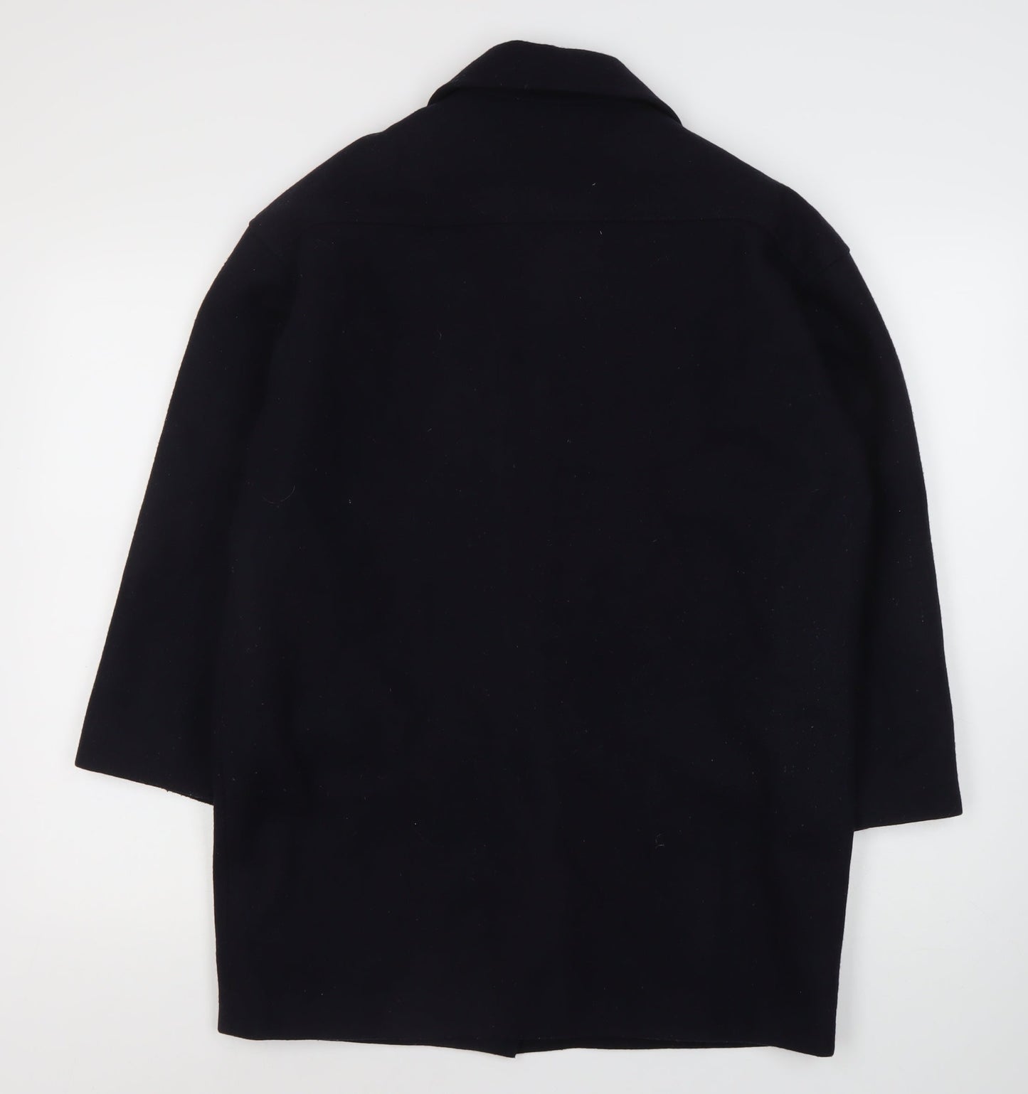 Coppernob Women's Black Wool Overcoat Size S