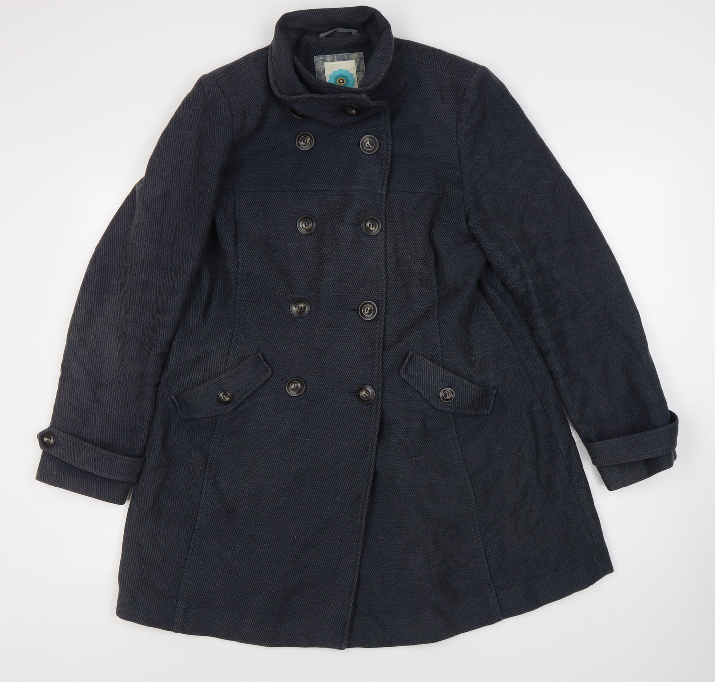 Womens UK Size 12 White Stuff Blue Pea Coat