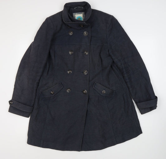 Womens UK Size 12 White Stuff Blue Pea Coat