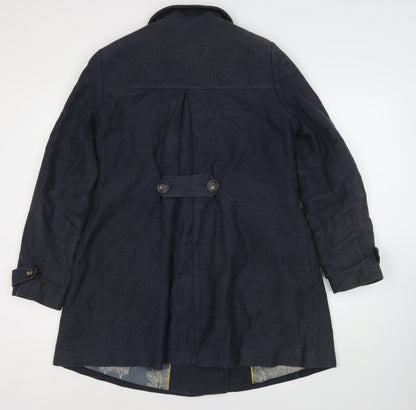 Womens UK Size 12 White Stuff Blue Pea Coat