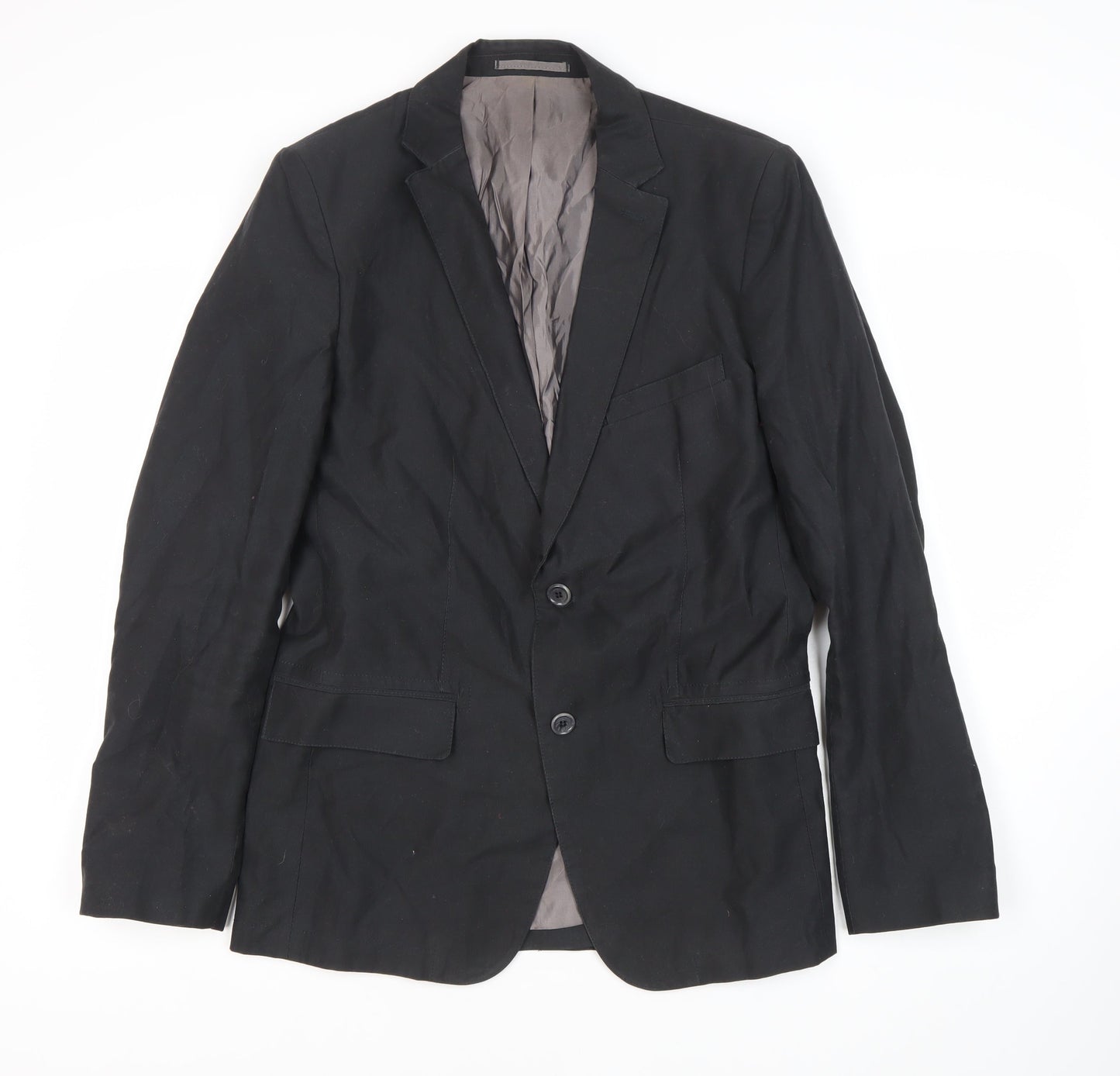 Zara Man Black Blazer - L - Men's Formal Jacket