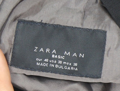Zara Man Black Blazer - L - Men's Formal Jacket