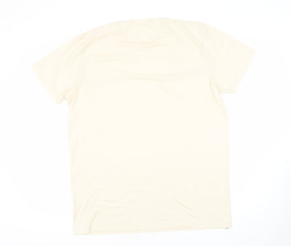 Treeblend Men's Ivory XL T-Shirt, Short Sleeve, Graphic Design