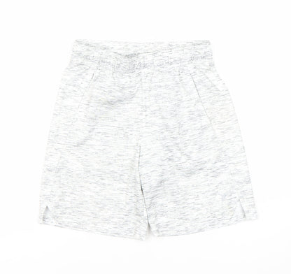 Old Navy Boys' White Athletic Shorts 6-7 Years