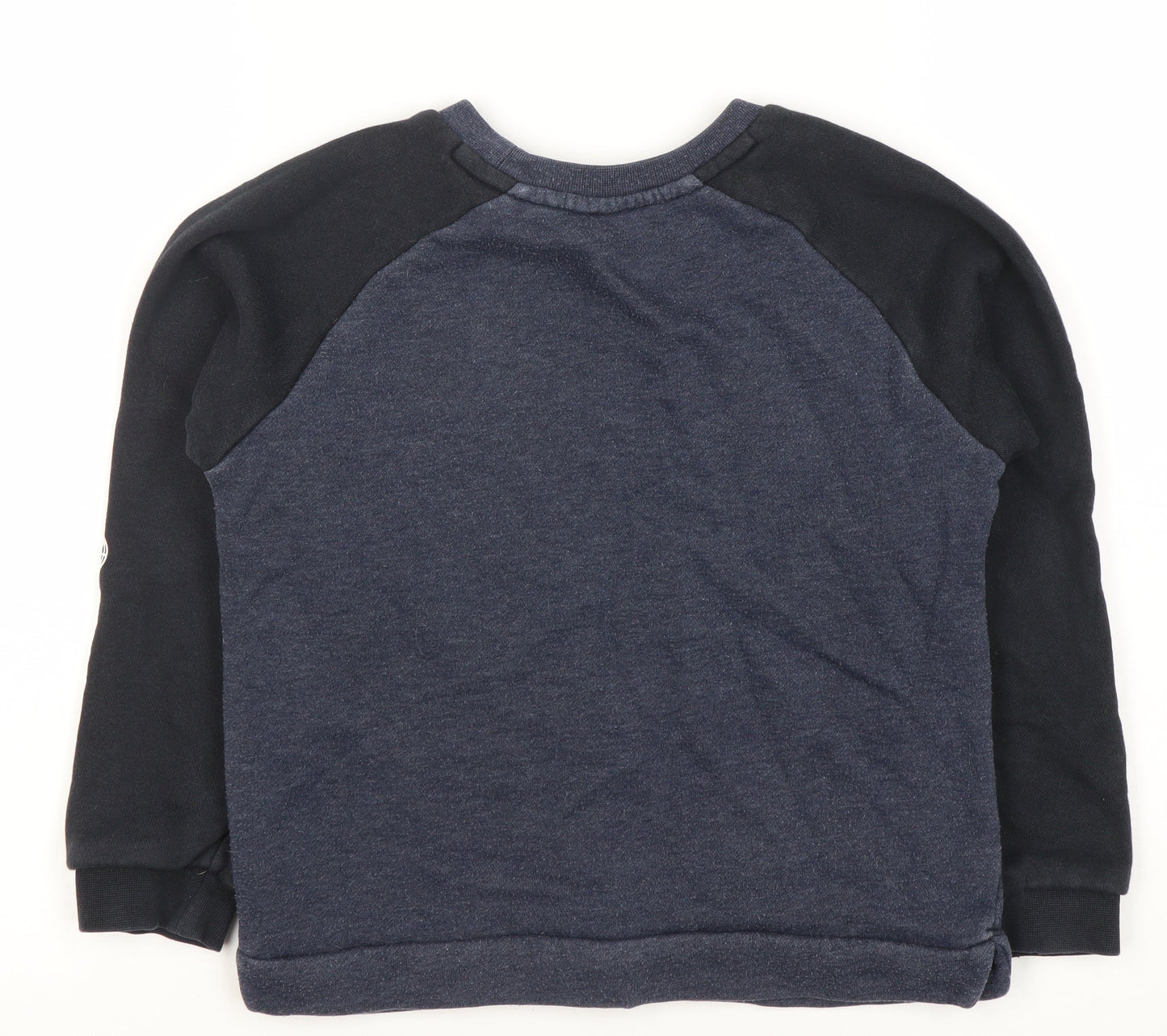 Nike Boys Blue Black Sweatshirt - Size 7-8 Yrs