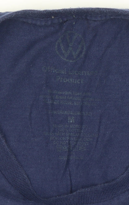 Volkswagen Men's Blue Graphic T-Shirt Size M