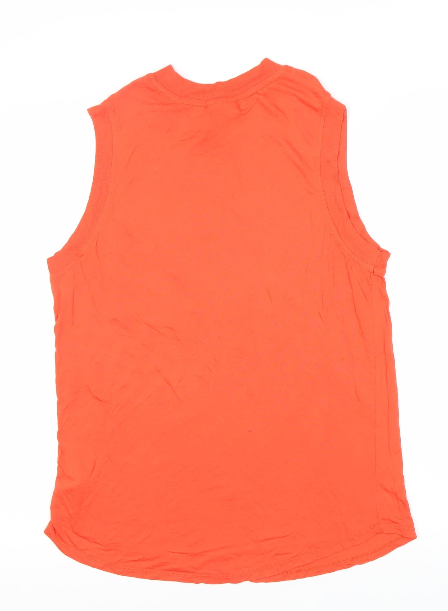 IVY PARK Men's Orange Sleeveless Logo T-Shirt Size S