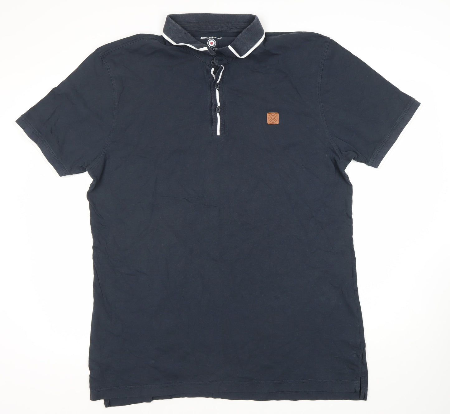 Lambretta Men's Blue 4XL Polo Shirt with Logo
