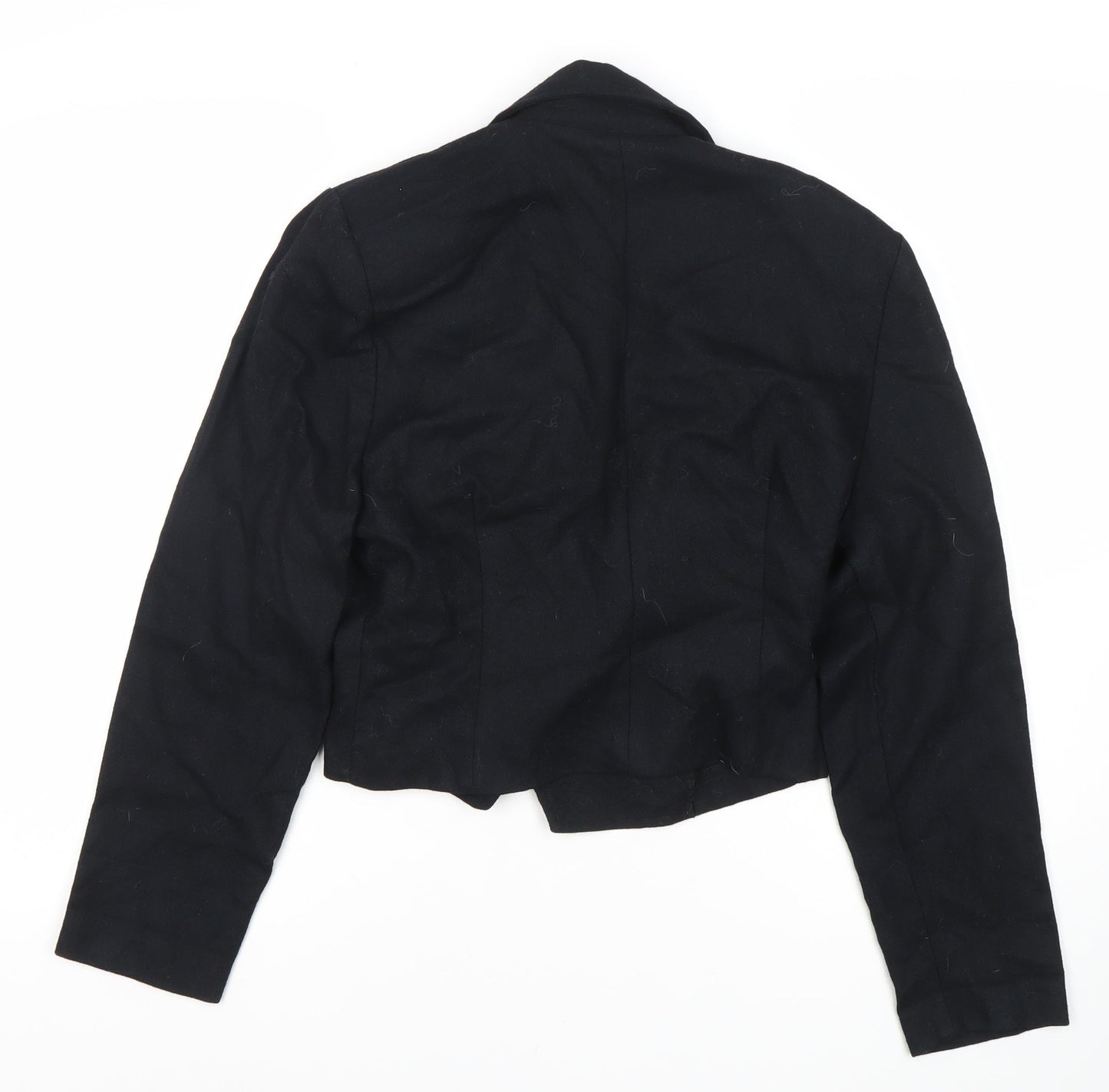 Clothes Circuit Women's Black Wool Blazer M