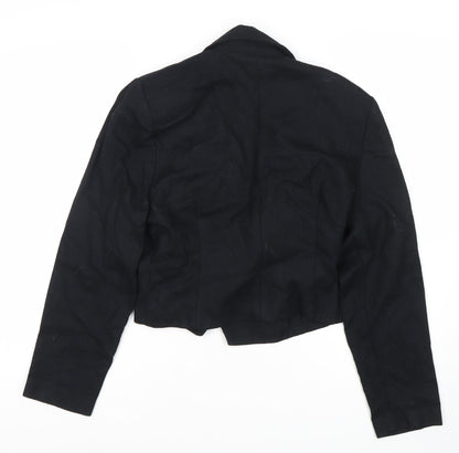 Clothes Circuit Women's Black Wool Blazer M