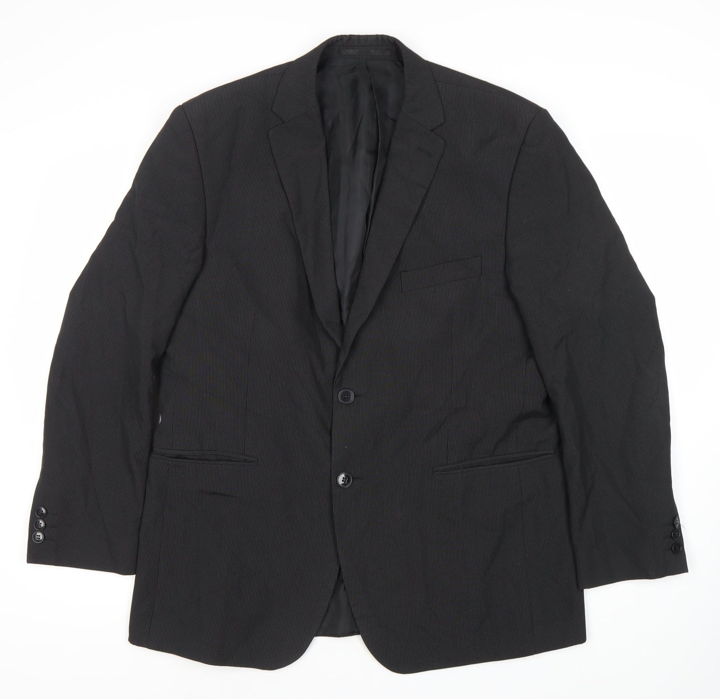 Thomas Nash Men's Black Blazer Jacket, 42 in, Short