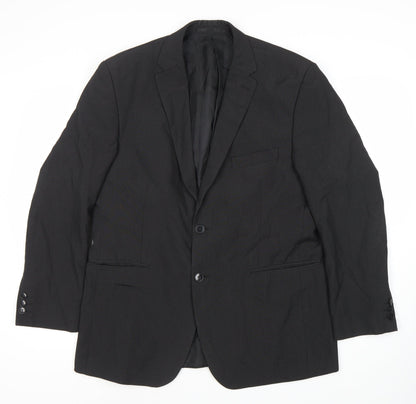 Thomas Nash Men's Black Blazer Jacket, 42 in, Short