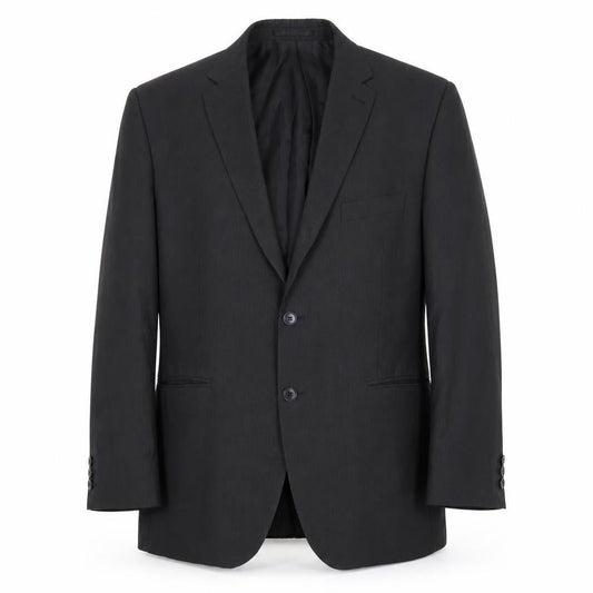 Front view of Thomas Nash Men's Black Blazer Jacket, 42 in, Short