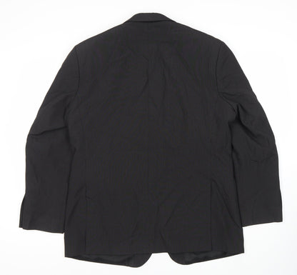 Thomas Nash Men's Black Blazer Jacket, 42 in, Short