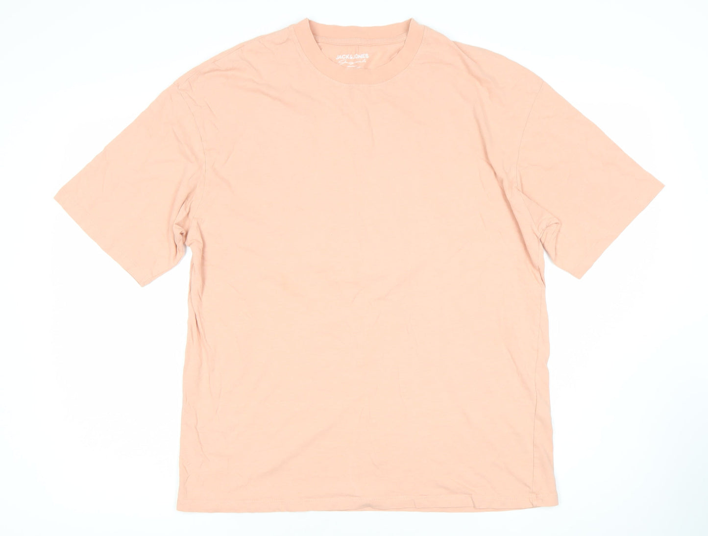 Mens UK Size M JACK & JONES Pink  T-Shirt