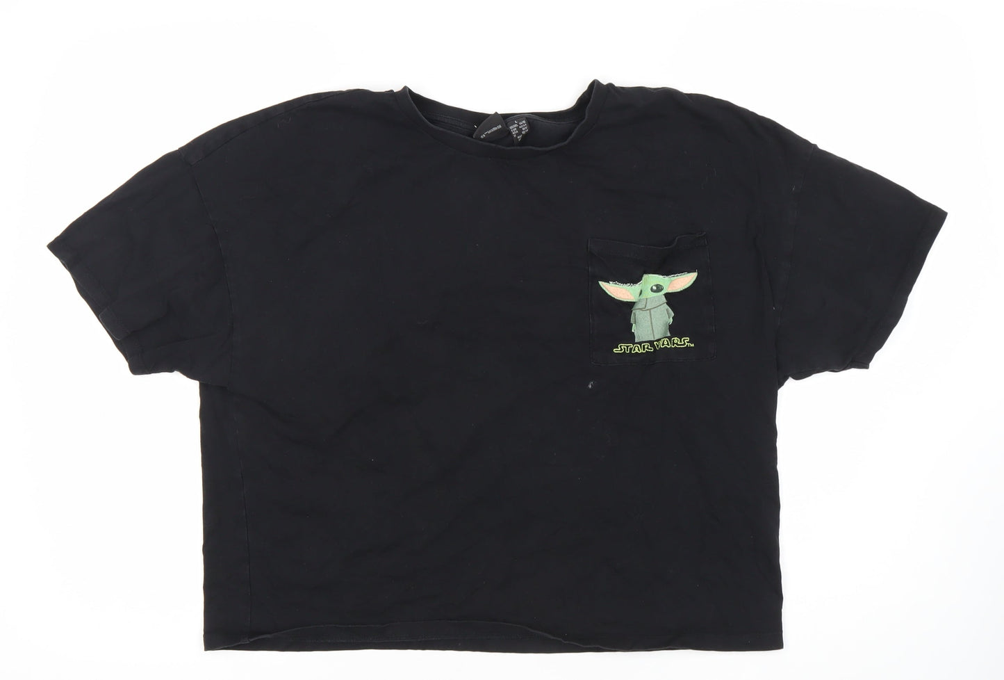 Teens UK Size 14 Star Wars Black  T-Shirt